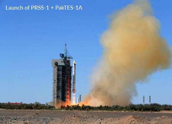 Launch of PRSS-1 + PakTES-1A